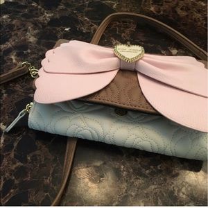 Betsey Johnson Wallet in a Chain Cross body Bag